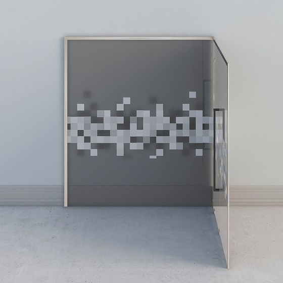 Stylish Pixel Art 3D Model for Modern Applications