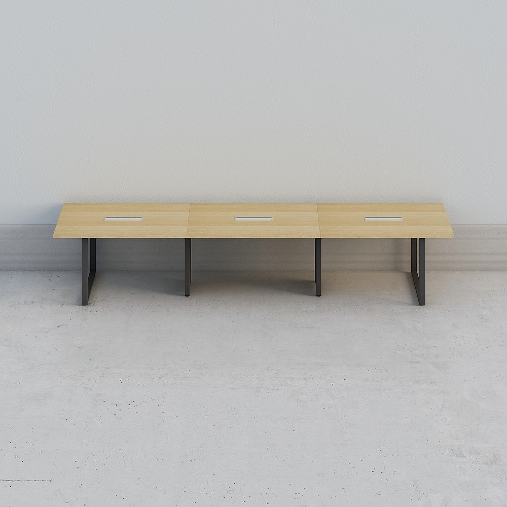 Urban Bench 3D model in Modern Minimalist Style