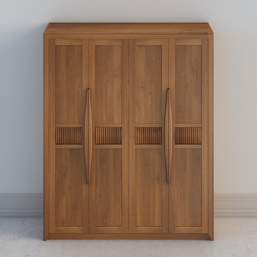 BHT807 four-door wardrobe