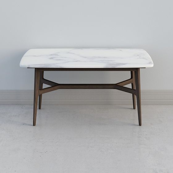 Elegant Marble Coffee Table 3D model