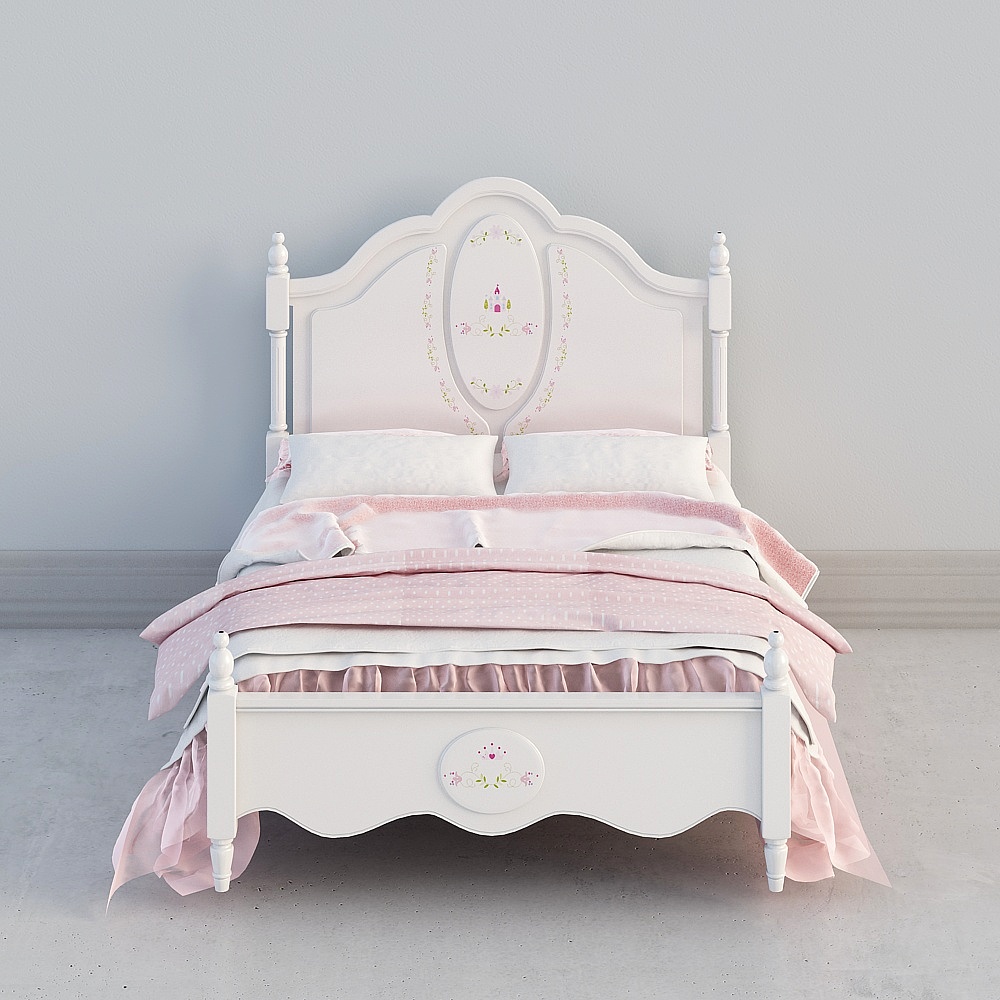 Bois Sept Feuilles - Lit Double - Feuilles Château de Rêve