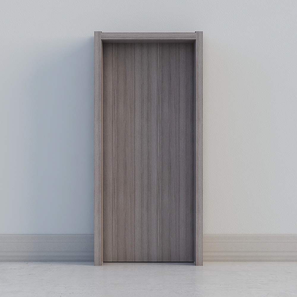 modern grey wooden door