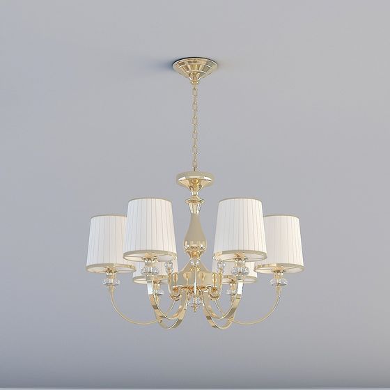 Elegant Chandelier 3D model for Modern Interiors