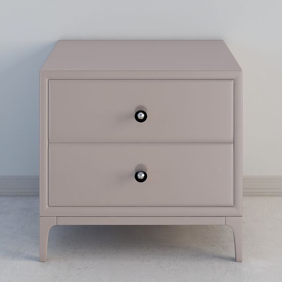 Elegant Minimalist Nightstand 3D model
