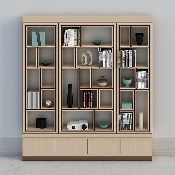 Urban Elegance Bookshelf 3D model
