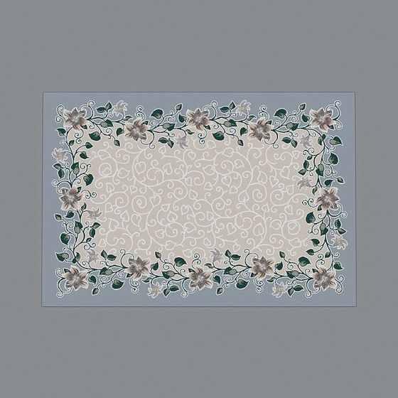 Floral Garden Border 3D model