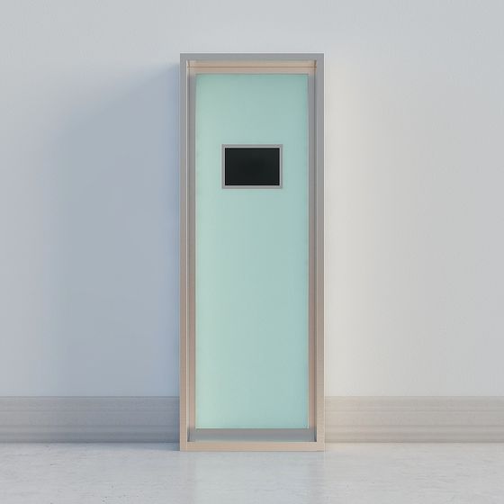 Modern White Door 3D Model for Chic Spaces