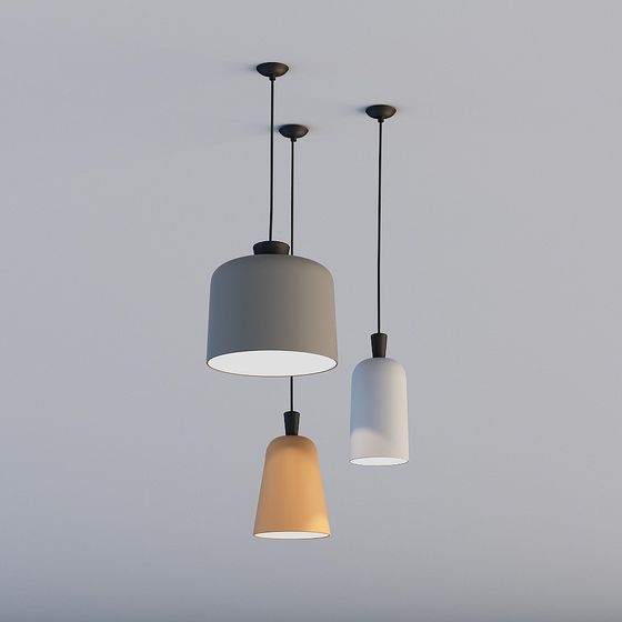 Modern Minimalist 3D Lamp Model