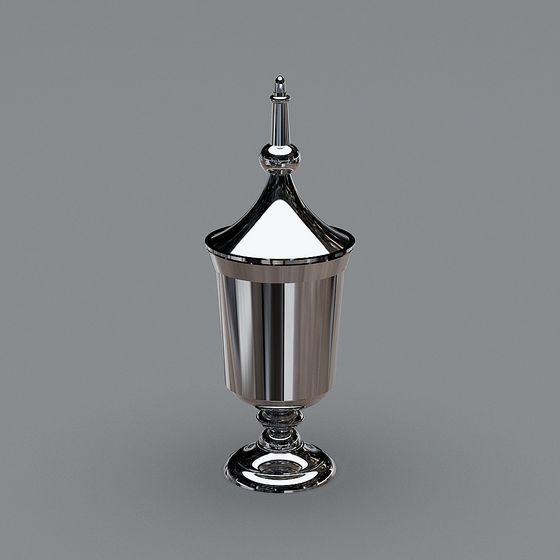 Elegant Trophy 3D model for Creative Projects
