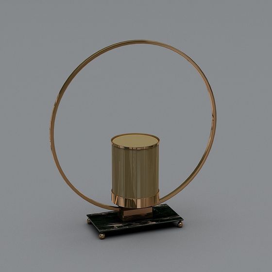 Halo Table Lamp 3D model for Contemporary Interiors