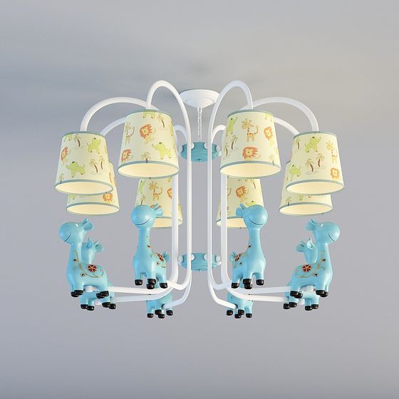 Animal Kingdom Pendant Light 3D model