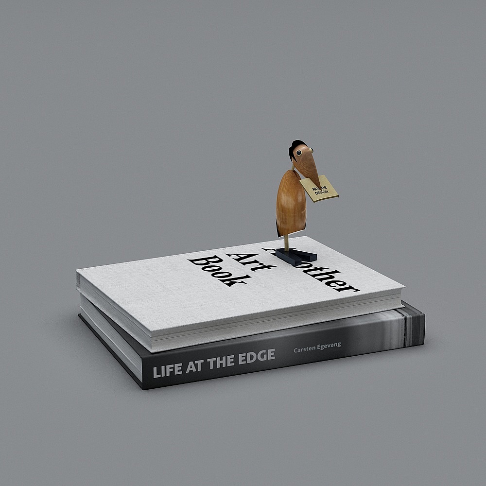 Life at the Edge Bird 3D Model