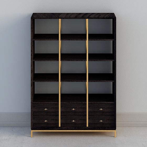 Elegance Bookshelf 3D model