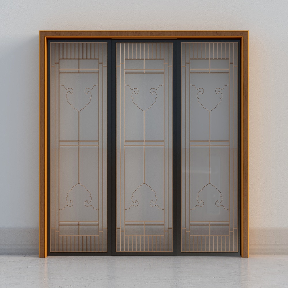 Porte coulissante en verre