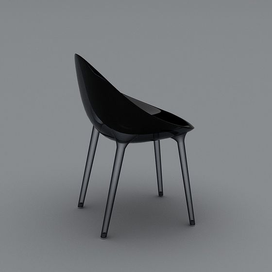Stylish Minimalist Chair 3D model