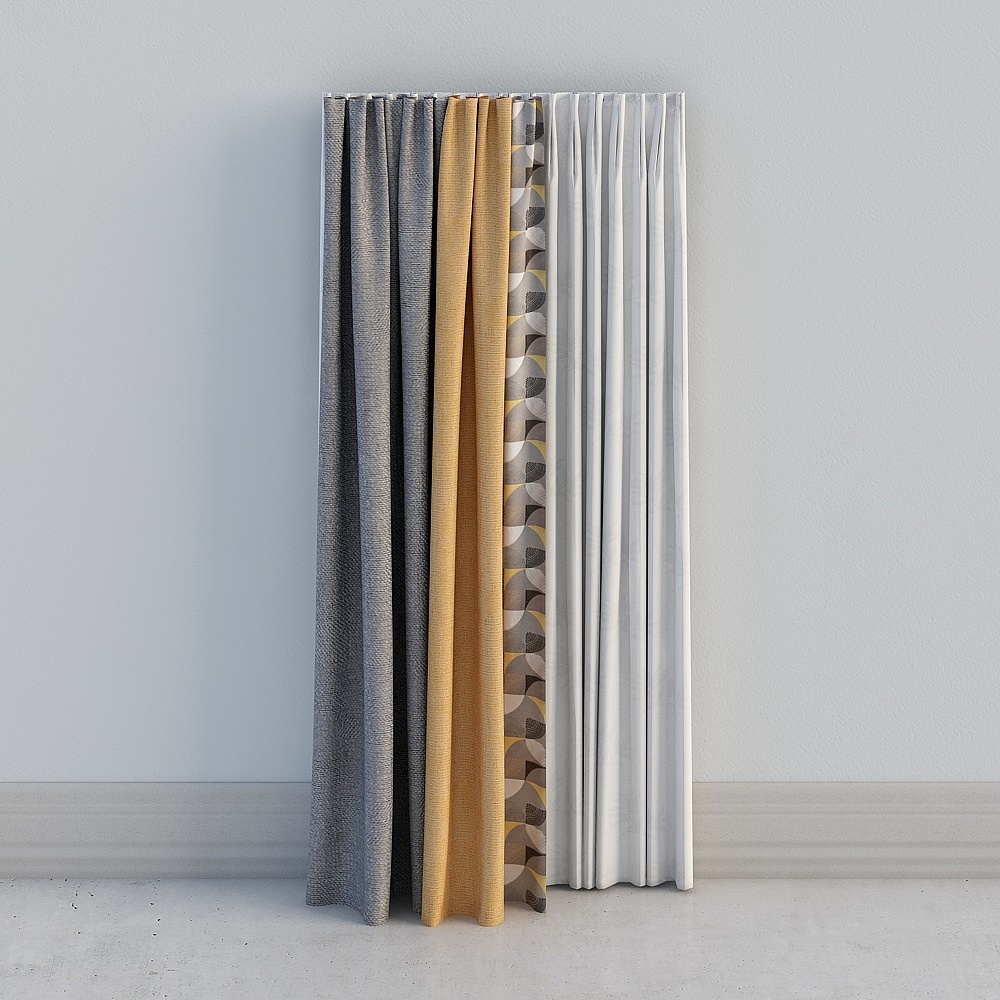Wood language tatami integrated bedroom space curtain