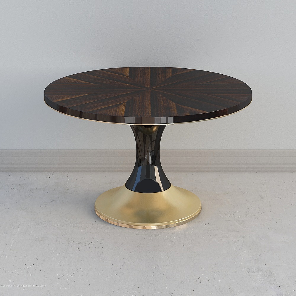 Elegant Polyhedral Dining Table 3D Model