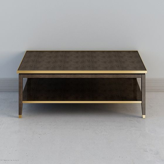 Elegant Low-Poly Coffee Table 3D model