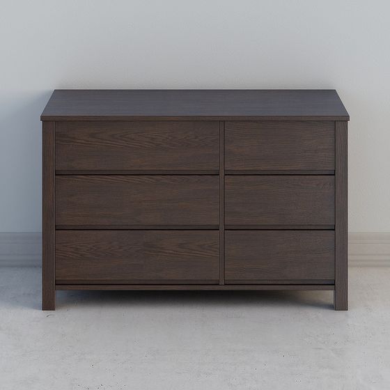 Urban Corner Drawer Cabinet 3D model