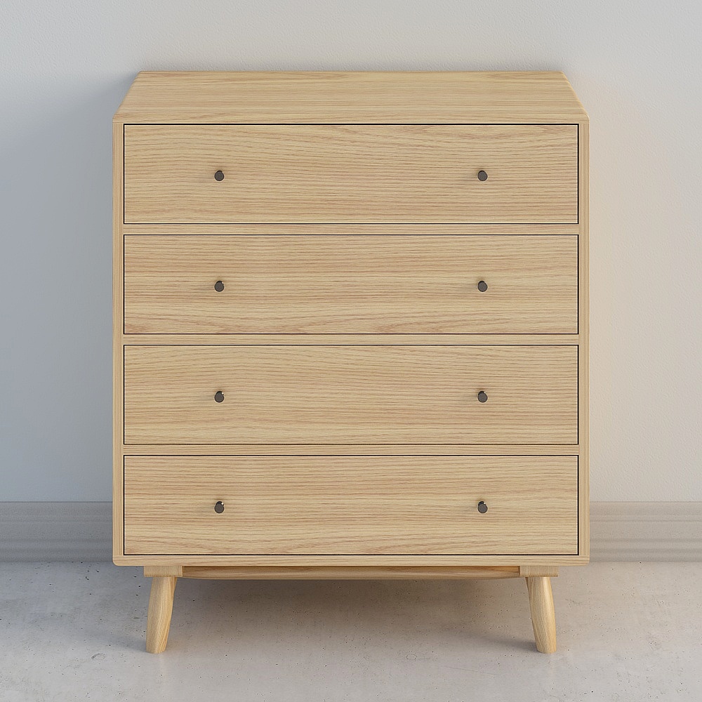 F029-Leichtes Nordisches KA01D4 Vier-Eimer Schrank