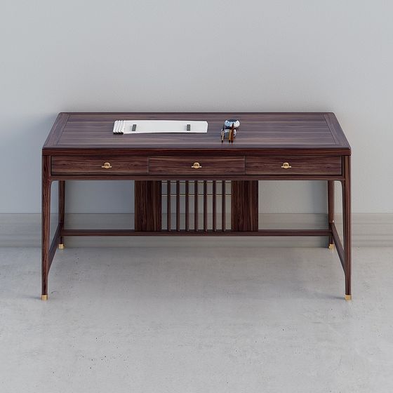 Artisan Desk 3D model for Modern and Classic Interiors