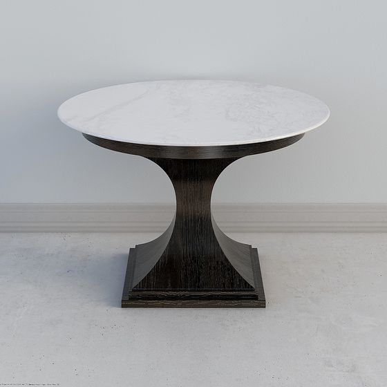 Elegant Round Table 3D model