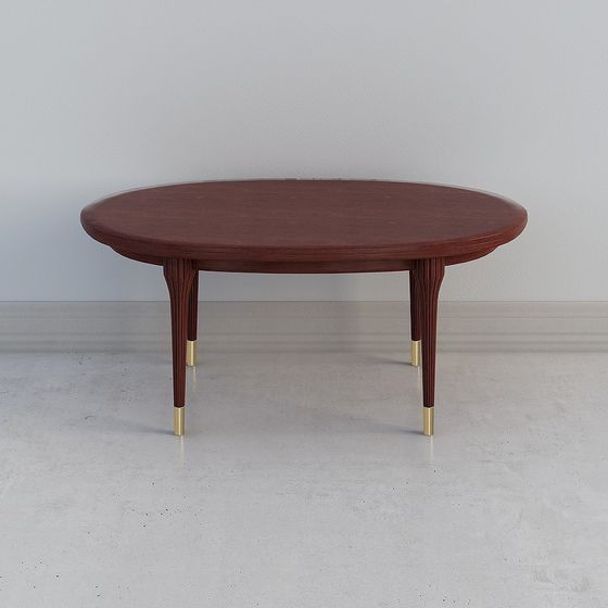 Sauvegarde de table ovale de luxe F050-Light