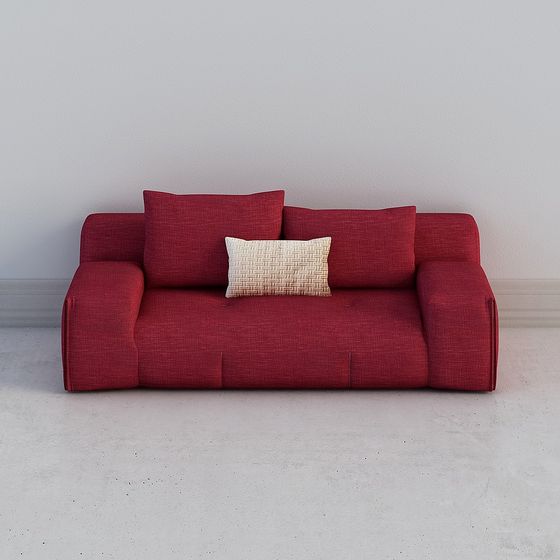 Urban Comfort 3D model Sofa for Modern Spaces