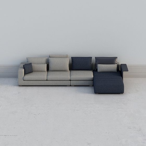 Urban Comfort 3D Model Sofa for Modern Spaces