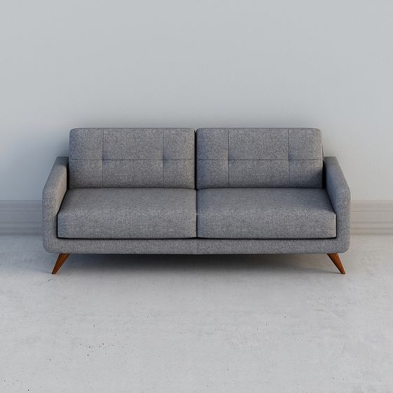Modern Minimalist 3D Sofa Model
