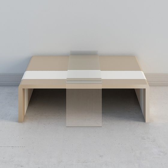 Geometric Intersection Coffee Table 3D model