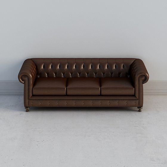 Canapé en cuir Andrea 4 places