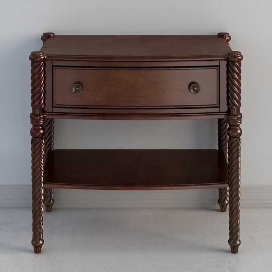 Comodino Giardino Jasmine - Marrone Scuro