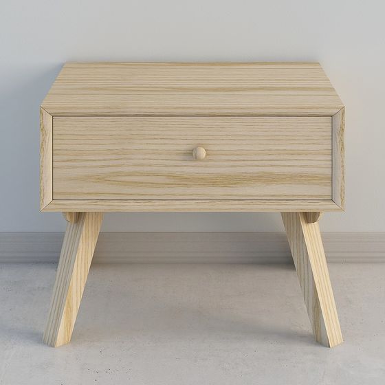 1736 Serie M1811 Bett mit passendem Nachttisch