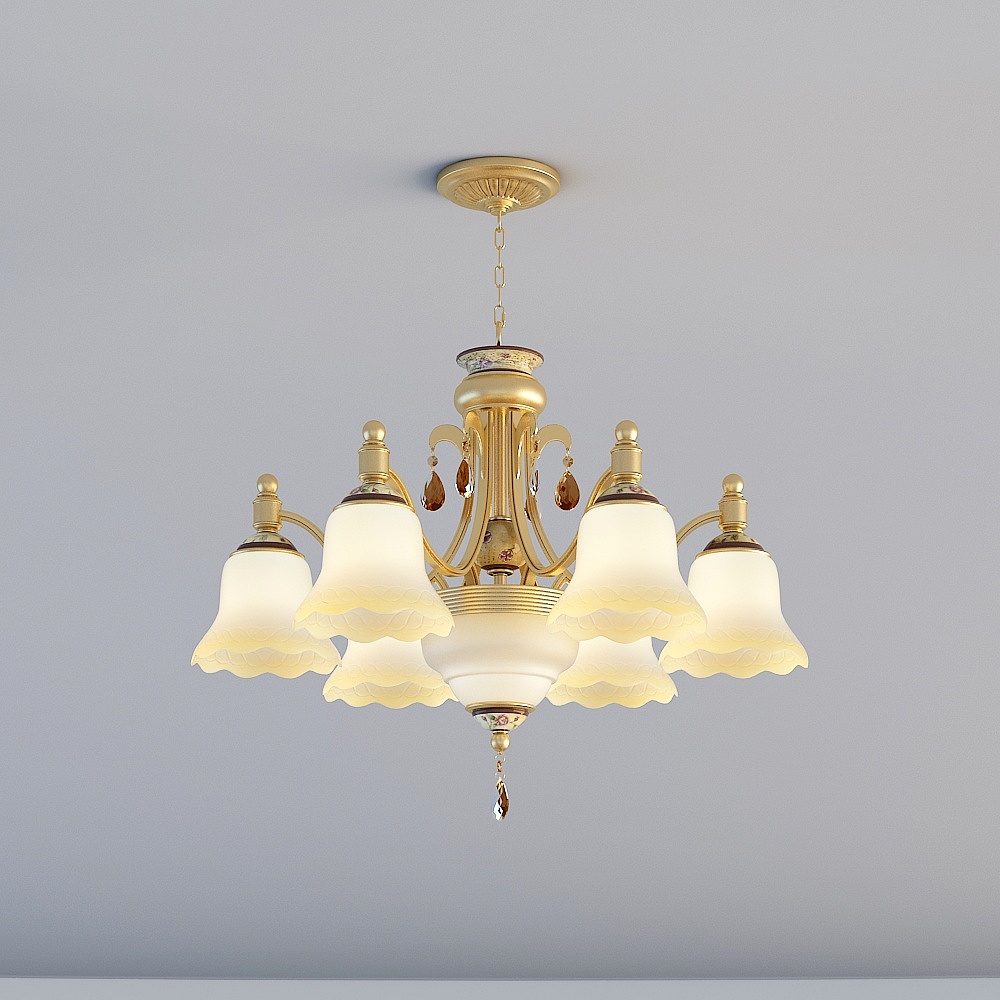 Dreamy Chandelier 3D model