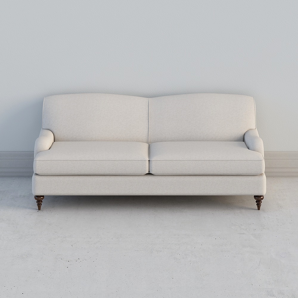 Contemporary Low-Polygon Sofa 3D model