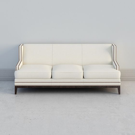Urban Living Room Sofa 3D model for Modern Spaces