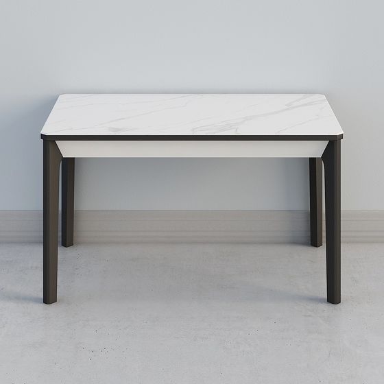 Urban Minimalist Dining Table 3D model