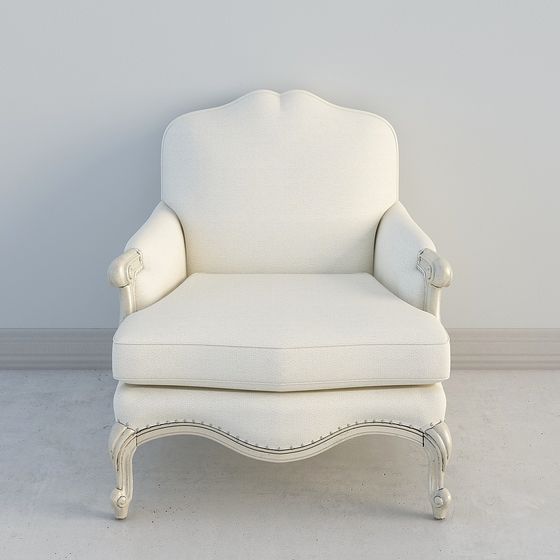 Elegant Armchair 3D model