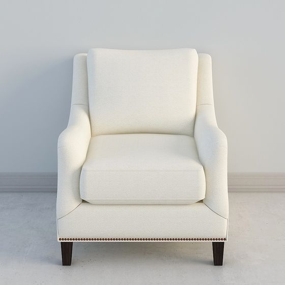 Cozy Reading Chair 3D model