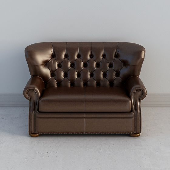 Divano doppio in pelle Audrey