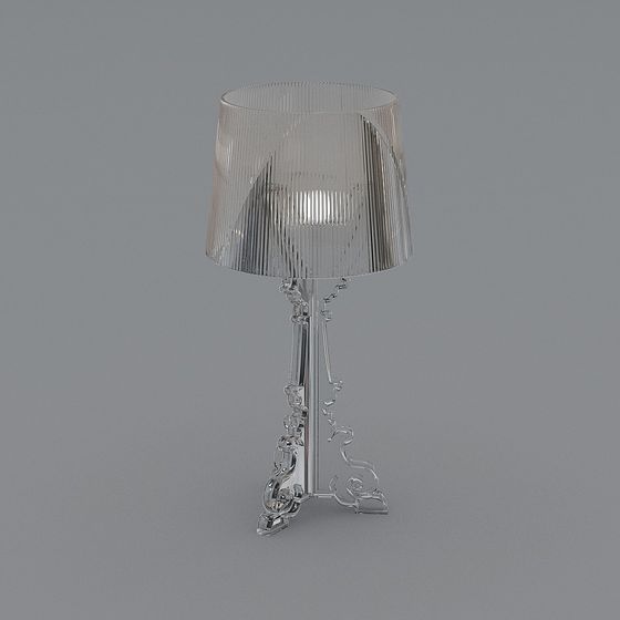 Elegant Bourgie Lamp 3D model for Contemporary Spaces