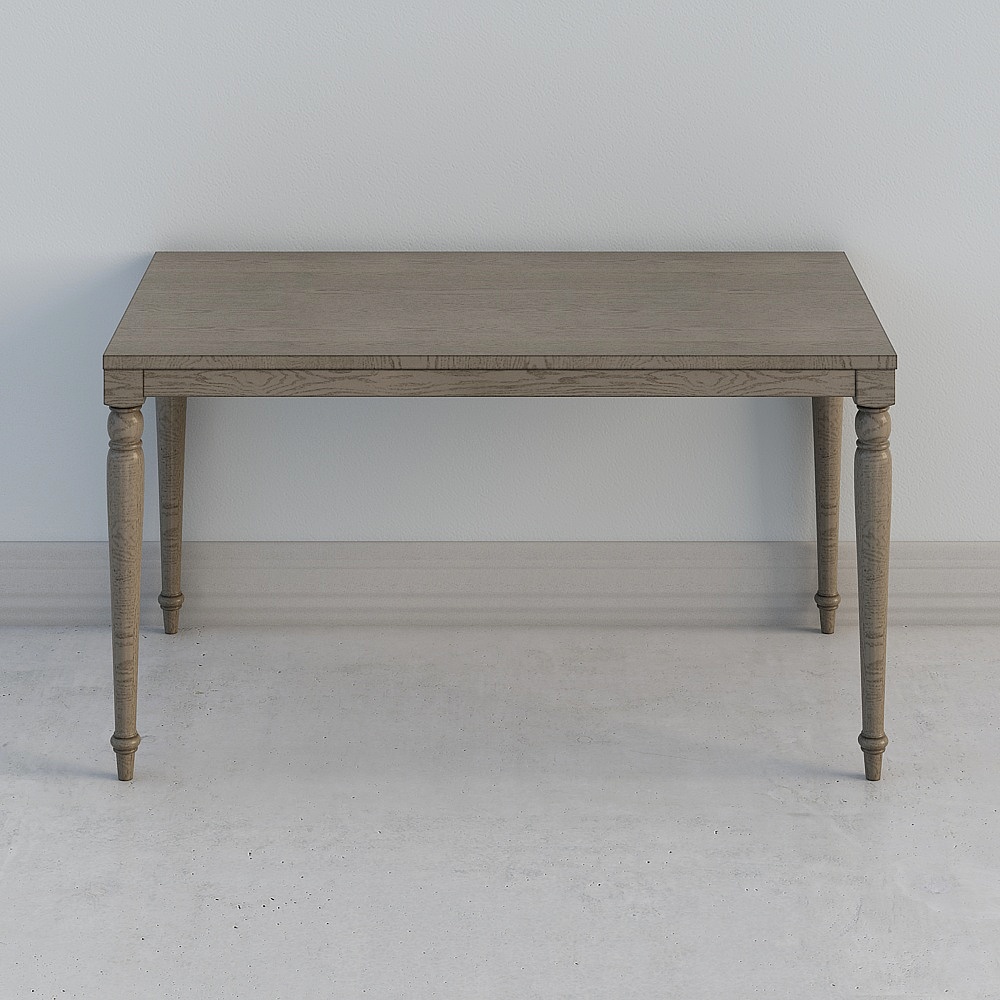 Luz artística Uefa de lujo americano, mesa de comedor rectangular combinada con seis sillas