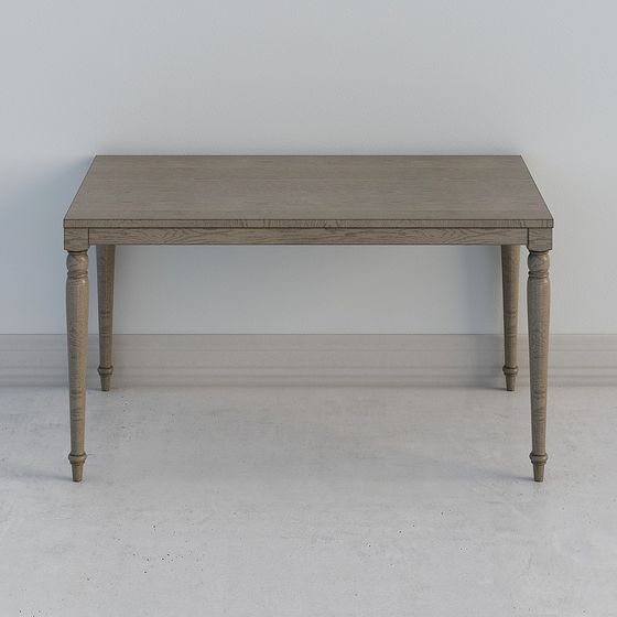 Luz artística Uefa de lujo americano, mesa de comedor rectangular combinada con seis sillas