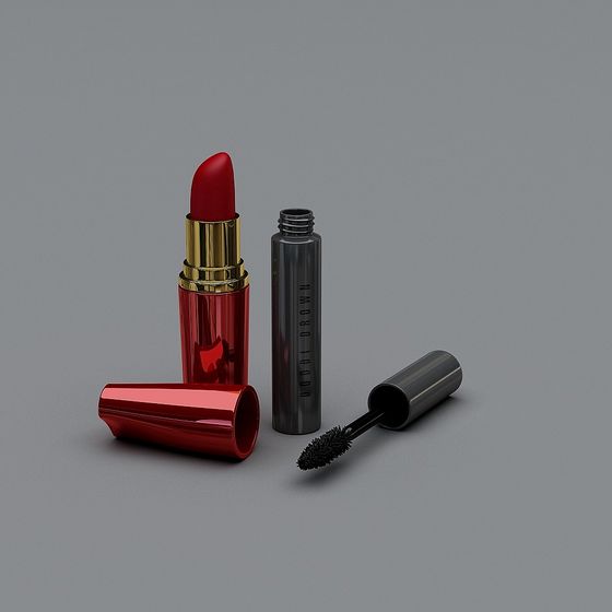 Charismatic Red Lipstick 3D Model