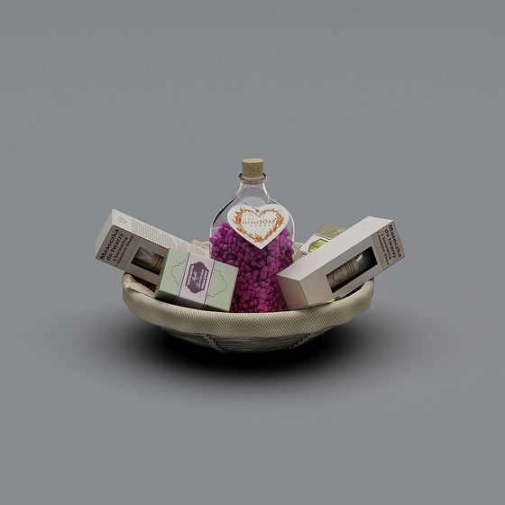Spa Basket 3D model