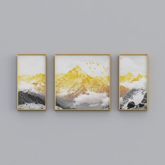 Mountain Dawn 3D model