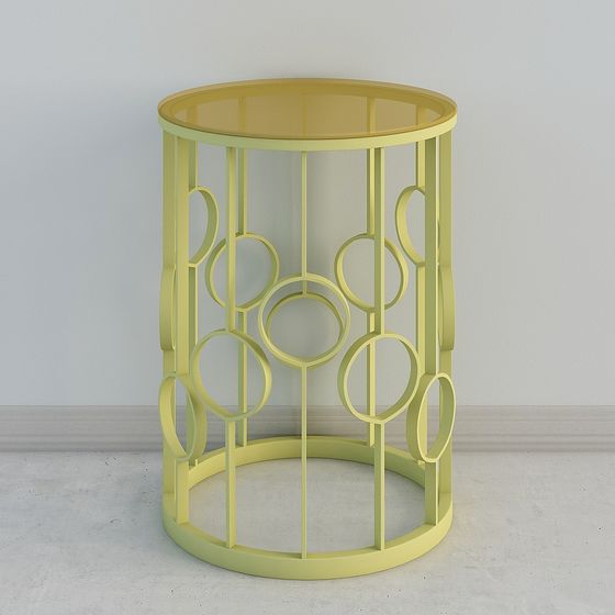 Round Cage 3D model for Modern Design