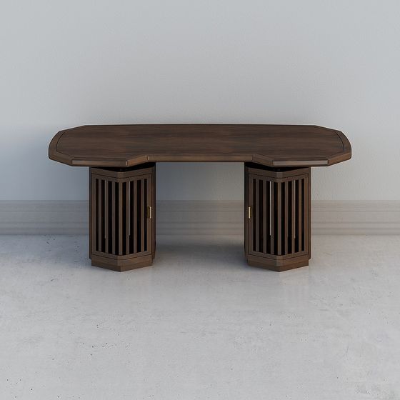 Art Deco Desk 3D model