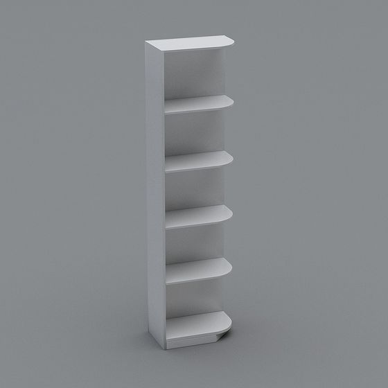 Modern Minimalist Bookshelf 3D model